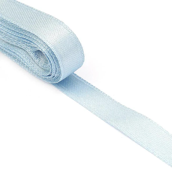 NEDI KURDELE SATEN 1CM 10MT BEBEK MAVISI ürün görseli 1