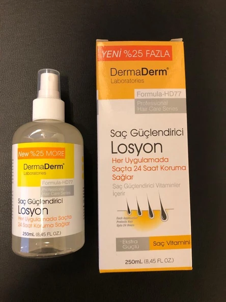 Dermaderm Keratin Saç Dökülmesine Karşı Şampuan Formula HD-77 300 Ml ürün görseli 1