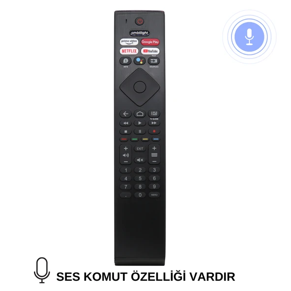 (SES KOMUTLU) PHILIPS PH-V13 LCD LED TV KUMANDASI ürün görseli 1