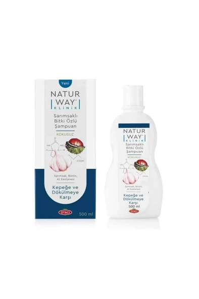 Otacı Naturway Klinik Sarımsaklı Şampuan 500 ml Kokusuz ürün görseli 1