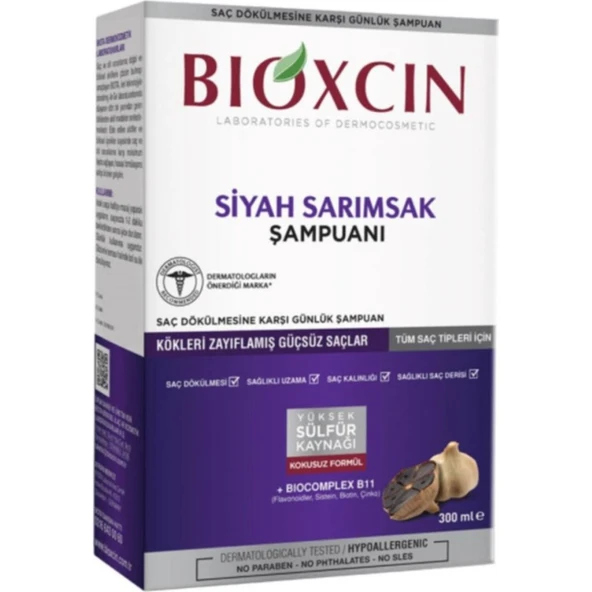 Bioxcin Siyah Sarımsak Şampuanı 300 ml ürün görseli 1