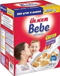 Ülker Bebe Bisküvisi 800gr (1x4) Koli 4lü ürün görseli 1