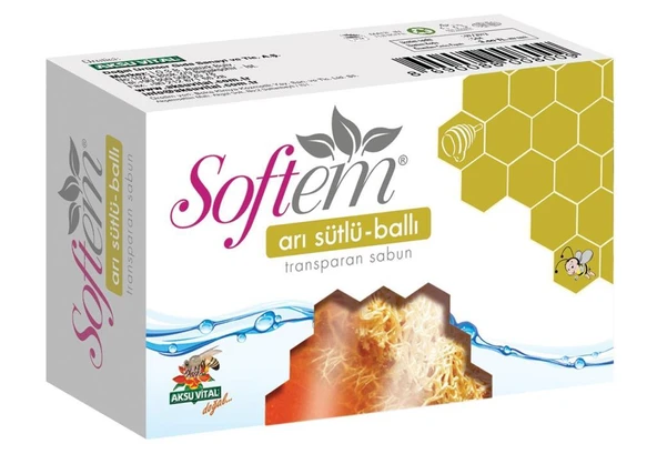 Softem Arı Sütlü Ballı Lifli Sabun 130 Gr ürün görseli 1