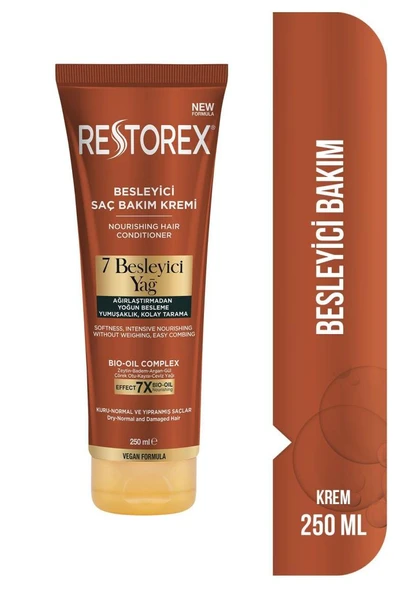 Restorex Besleyici Bakım Saç Kremi 250 Ml - 7 Besleyici Yağ ürün görseli 1