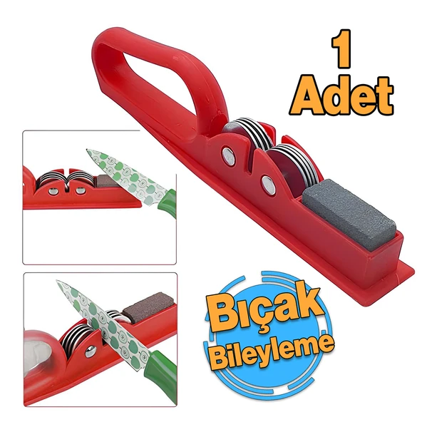 Pratik Bıçak Elmas Bileyici Taşlı Keskinleştirici Satır Bileyleme Oynar Bileyli 1 Adet ürün görseli 1
