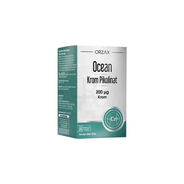 Orzax Ocean Krom Pikolinat 200 mg 90 Kapsül ürün görseli 1