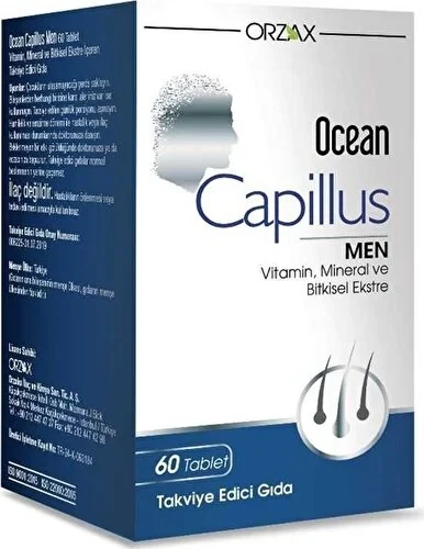 Orzax Ocean Capillus Men 60 Tablet ürün görseli 1