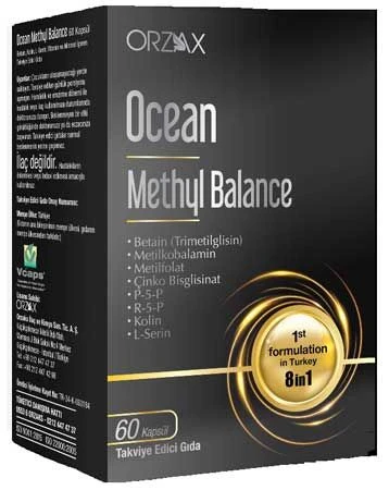Orzax Ocean Methyl Balance 60 Kapsül ürün görseli 1