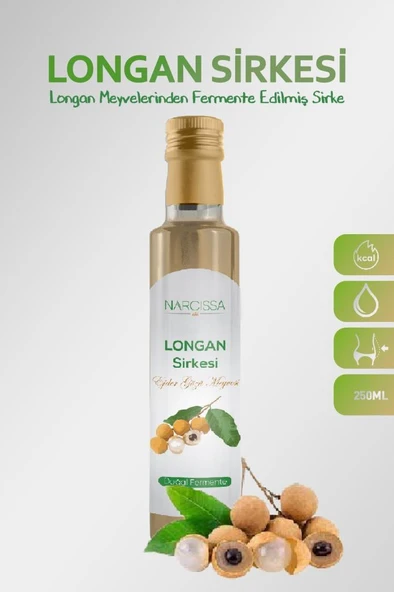 Narcıssa Doğal Longan Meyvesi Detox Sirkesi 250ml ürün görseli 1