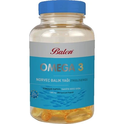 Balen Omega 3 Norveç Balık Yağı 1380 mg 200 Kapsül ürün görseli 1