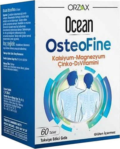 Orzax Ocean OsteoFine 60 Tablet ürün görseli 1