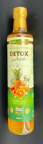 Yeşil Pazar Detoks Sirkesi 500 ML - Resim 2