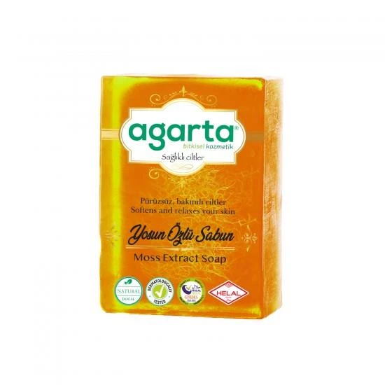 Agarta El Yapımı Doğal Yosun Özlü Sabun 150 Gr ürün görseli 1