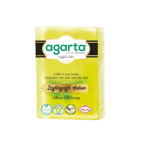 Agarta El Yapımı Doğal Zeytinyağlı Sabun 150 Gr ürün görseli 1
