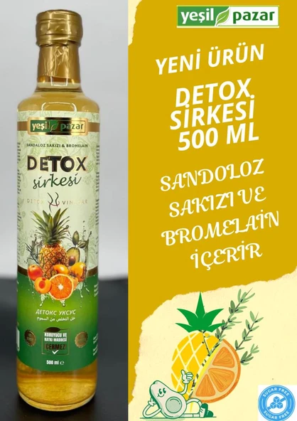Yeşil Pazar Detoks Sirkesi 500 ML ürün görseli 1