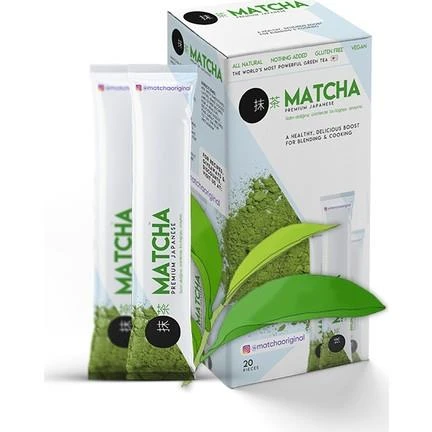 Matcha Premium Japon Yeşil Maça Çayı 10 Gr 20 li ürün görseli 1
