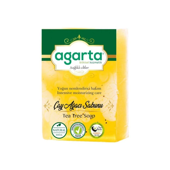 Agarta El Yapımı Doğal Çay Ağacı Sabunu 150 Gr ürün görseli 1