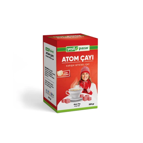 Yeşil Pazar Atom Küp Çay 220 Gr ürün görseli 1