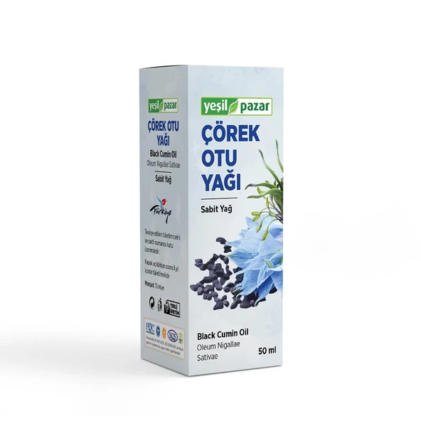 Yeşil Pazar Çörekotu Yağı 50 ML ürün görseli 1