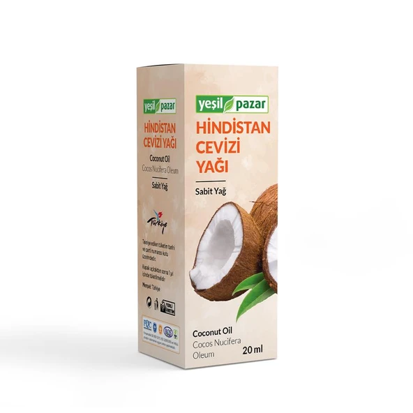 Yeşil Pazar Hindistan Cevizi Yağı 20 ML ürün görseli 1