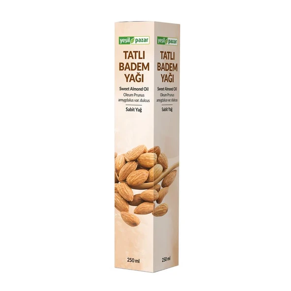 Yeşil Pazar Tatlı Badem Yağı 250 ML ürün görseli 1