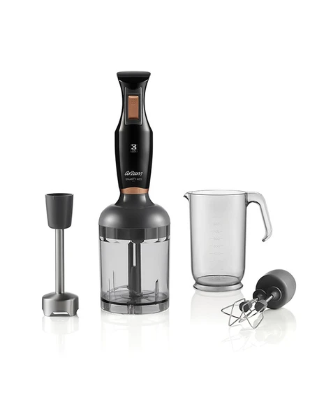 Arzum AR1108-S Smarty Neo El Blender Seti - Siyah ürün görseli 1