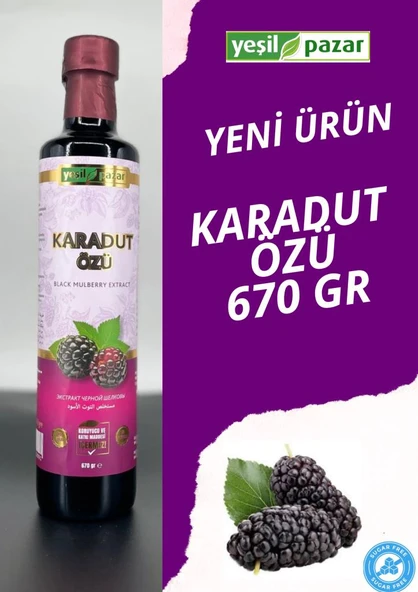 Yeşil Pazar Karadut Özü 670 Gr ürün görseli 1