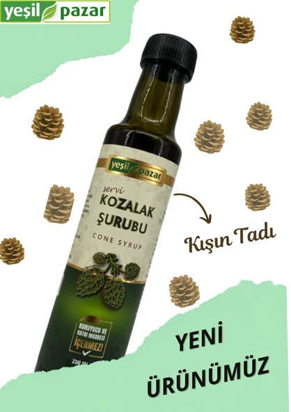 Yeşil Pazar Kozalak Şurubu Katkısız 250 Ml ürün görseli 1