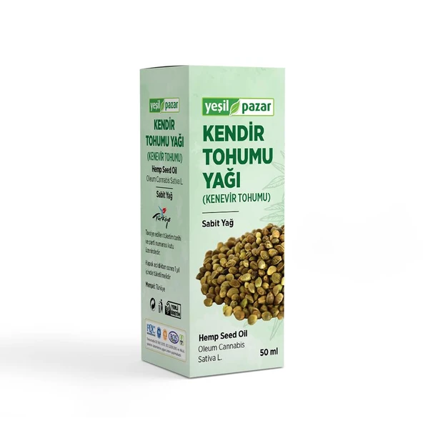 Yeşil Pazar Kenevir Yağı 50 ML ürün görseli 1
