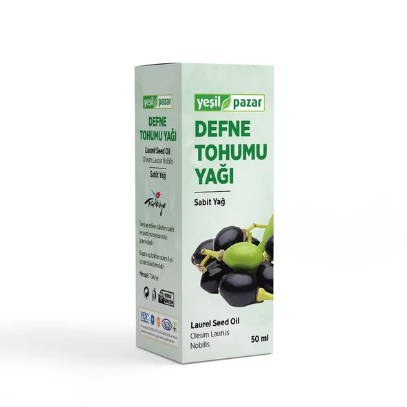 Yeşil Pazar Defne Tohumu Yağı 50 ML ürün görseli 1