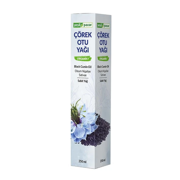 Yeşil Pazar Çörekotu Yağı Organik 250 ML ürün görseli 1