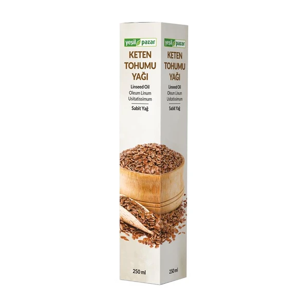 Yeşil Pazar Keten Tohumu Yağı 250 ML ürün görseli 1
