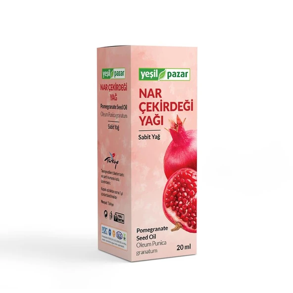 Yeşil Pazar Nar Çekirdeği Yağı 20 ML ürün görseli 1