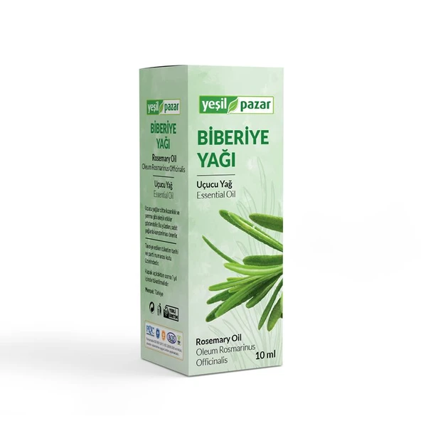 Yeşil Pazar Biberiye Yağı 10 ML ürün görseli 1