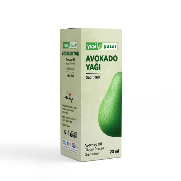 Yeşil Pazar Avokado Yağı 20 ML ürün görseli 1
