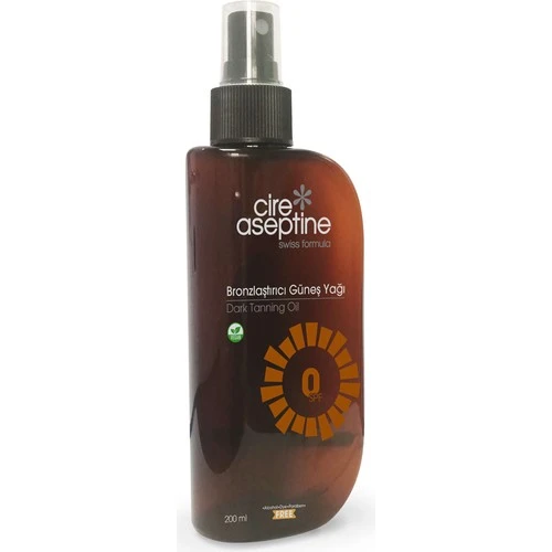 Cire Aseptine Bronzlaştırıcı Güneş Yağı 0 Spf 200 ml ürün görseli 1