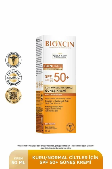 Bıoxcın Sun Care Spf 50 Çok Yüksek Korumalı Güneş Kremi Kuru Ve Normal Cilt 50 ML ürün görseli 1