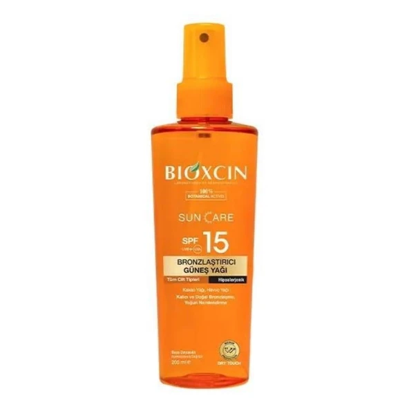 Bioxcin Sun Care Spf 15 Bronzlaştırıcı Güneş Yağı 200 ml ürün görseli 1