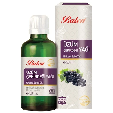 Balen Üzüm Çekirdeği Yağı 50 ml Soğuk Pres ürün görseli 1