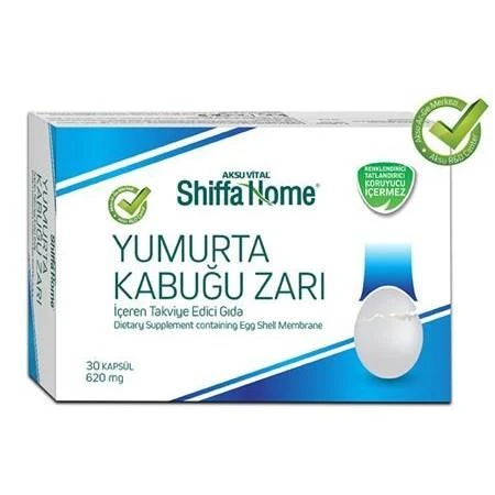 Shiffa Home Yumurta Kabuğu Zarı 620 Mg 30 Kapsül ürün görseli 1