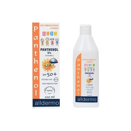 Alldermo SPF50+ Çocuk Güneş Koruyucu Losyon 200 ml ürün görseli 1