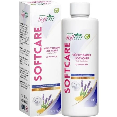 Softem Softcare Vücut Bakım Losyonu 250 ml - Çocuklar ve Tüm Ciltler Için ürün görseli 1