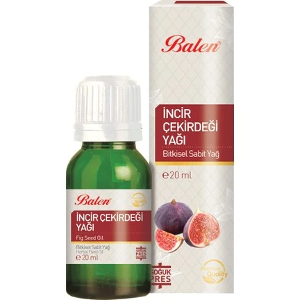 Balen İncir Çekirdeği Yağı 20 ml Soğuk Pres ürün görseli 1