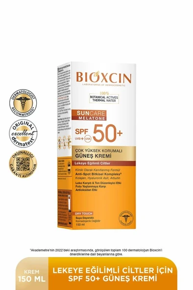 Bioxcin Sun Care Lekeye Eğilimli Ciltler İçin Çok Yüksek Korumalı Güneş Kremi 50 Spf 150 Ml ürün görseli 1