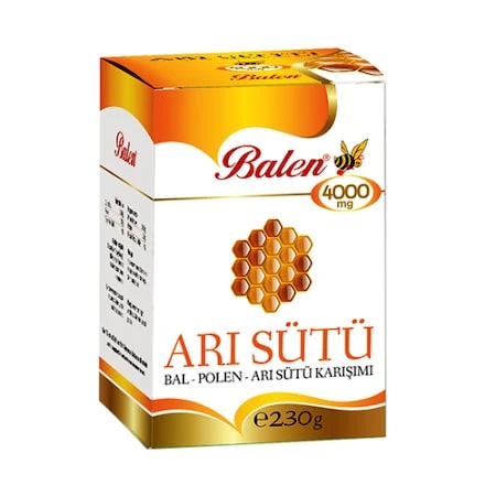 Balen Arı Sütü Bal Polen 4000 Mgr 230 gr ürün görseli 1