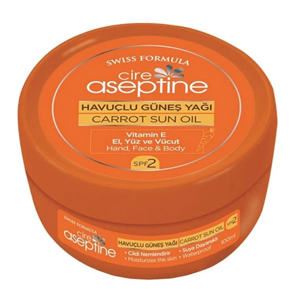 Cire Aseptine Havuçlu Güneş Yağı 100 ml ürün görseli 1