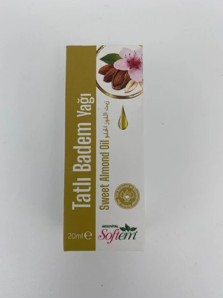 Softem Tatlı Badem Yağı 20 ml ürün görseli 1
