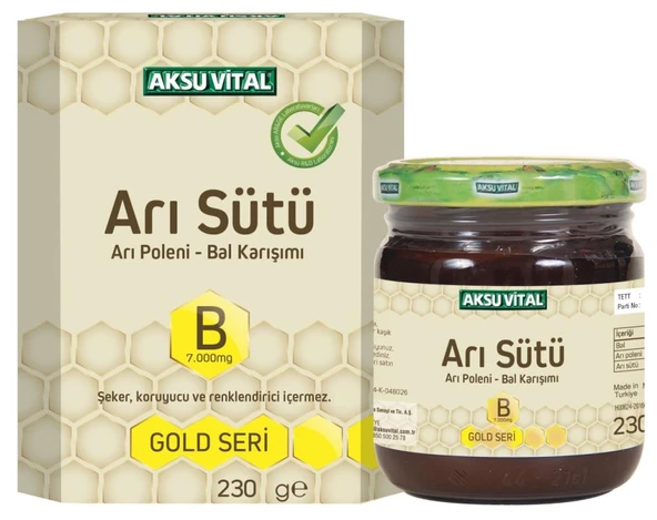 Aksu Vital Arı Sütü Polen Bebe Doz 7000 mg ürün görseli 1