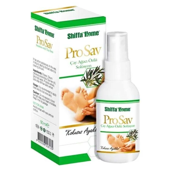Shiffa Home ProSav 50 ml Çay Ağacı Özlü Ayak Koku Mantar Bakım Solüsyon ürün görseli 1
