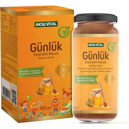 Aksu Vital Günlük Ekstraktlı Havlıcanlı Bitkisel Karışım 300 Gram ürün görseli 1